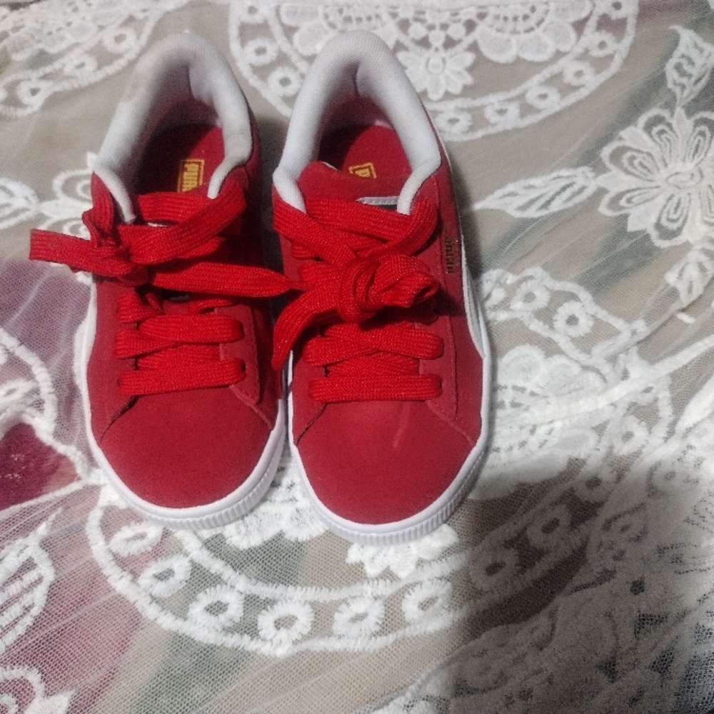 Puma Kids Red Sneakers
